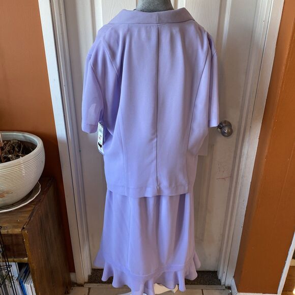 Danny & Nicole Women’s Size 18 Career Dress Orchid 2 Piece NWT - Picture 7 of 13